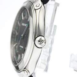 Louis Vuitton Gray Stainless Steel Fifty Five GMT Automatic Q6D30 Men's Wristwatch 41 MM