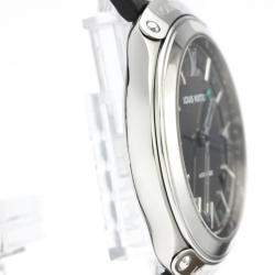 Louis Vuitton Gray Stainless Steel Fifty Five GMT Automatic Q6D30 Men's Wristwatch 41 MM