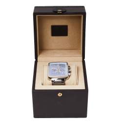 Louis Vuitton Blue Stainless Steel Speedy Q2121 Men's Wristwatch 40 mm
