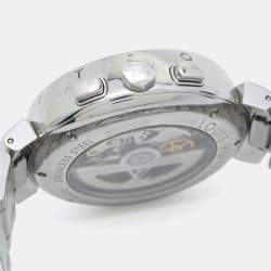 Louis Vuitton Champagne Stainless Steel Tambour  Q1142 Men's Wristwatch 41 mm