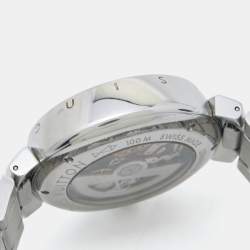 Louis Vuitton Champagne Stainless Steel Tambour  Q1142 Men's Wristwatch 41 mm