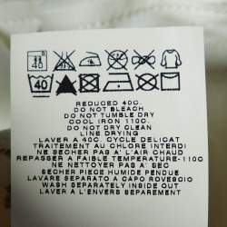 Pre Owned Love Moschino Ivory Math Scribble Print Cotton Crew Neck T-Shirt M