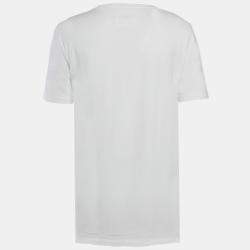 Maison Martin Margiela White Cotton Crew Neck T-Shirt XL