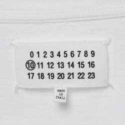 Maison Martin Margiela White Jersey Crewneck T-Shirt XL