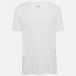 Maison Martin Margiela Off-White Cotton Knit T-Shirt XL