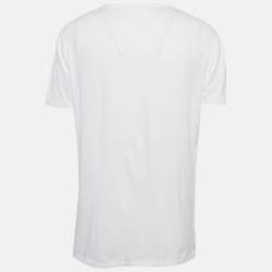 Maison Martin Margiela White Jersey Crewneck T-Shirt XL