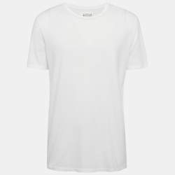 Maison Martin Margiela White Jersey Crewneck T-Shirt XL