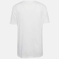 Maison Martin Margiela White Jersey Crewneck T-Shirt XL