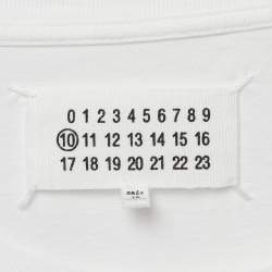 Maison Martin Margiela White Jersey Crewneck T-Shirt XL