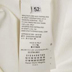 Maison Martin Margiela White Jersey Crewneck T-Shirt XXL