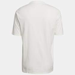 Maison Martin Margiela White Jersey Crewneck T-Shirt XXL