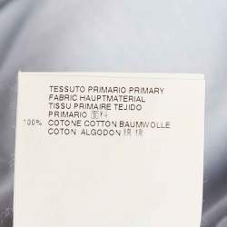 Maison Martin Margiela Blue Jersey V-Neck T-Shirt XL