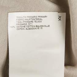 Maison Martin Margiela Grey Cotton V-Neck T-Shirt XL