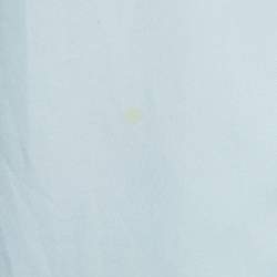Maison Martin Margiela Blue Tulle Trim Collar Cotton Shirt XXL