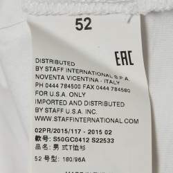 Pre Owned Maison Martin Margiela White Jersey Regular Fit T-Shirt XL