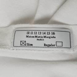 Pre Owned Maison Martin Margiela White Jersey Regular Fit T-Shirt XL