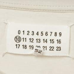 Pre Owned Maison Martin Margiela Grey Jersey Crewneck T-Shirt XL