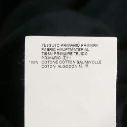 Pre Owned Maison Martin Margiela Black Cotton Knit Crew Neck T-Shirt XL