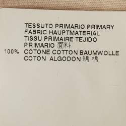 Pre Owned Maison Martin Margiela Beige Cotton Knit Crew Neck T-Shirt XL