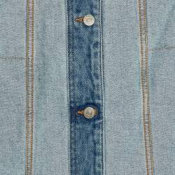 Pre Owned Maison Martin Margiela Blue Denim Reversible Jacket XXS