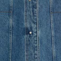 Pre Owned Maison Martin Margiela Blue Denim Reversible Jacket XXS