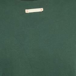 مملوكة مسبقًا Maison Martin Margiela Green Jersey Crewneck T-Shirt S