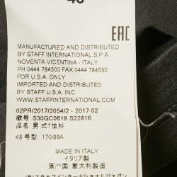 Pre Owned Maison Martin Margiela Grey Printed Crew Neck T-Shirt M