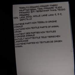 Pre Owned Maison Martin Margiela Black Wool Suede Patch Detailed Jumper L