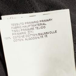 Pre Owned Maison Martin Margiela Anthracite Cotton Slim Fit T-Shirt L