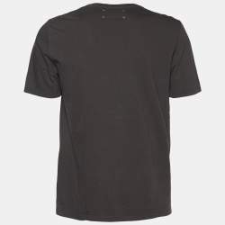 Pre Owned Maison Martin Margiela Anthracite Cotton Slim Fit T-Shirt L