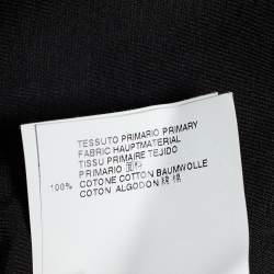 Pre Owned Maison Martin Margiela Black Jersey Crew Neck T-Shirt L
