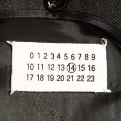 Pre Owned Maison Martin Margiela Black Wool Single Breasted Blazer M