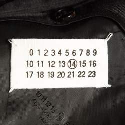 Pre Owned Maison Martin Margiela Black Wool Single Breasted Blazer M