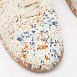 Pre Owned Maison Martin Margiela Grey Nubuck Leather Replica Sneakers Size 44