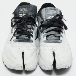 Pre Owned Maison Margiela x Reebok White Leather Cut Out Classic Sneakers Size 42