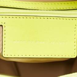 Marc by Marc Jacobs Green Python Embossed Leather Shopper Tote