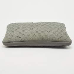 Marc by Marc Jacobs Grey Polyester Dreamy Logo Laptop Case