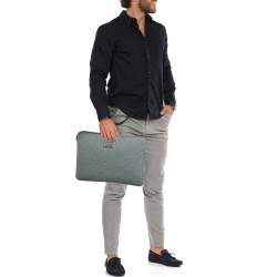 Marc by Marc Jacobs Grey Polyester Dreamy Logo Laptop Case