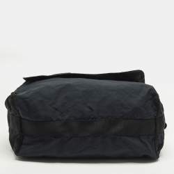 مملوكة مسبقًا حقيبة ماسنجر مارك باي مارك جاكوبس قياس كبير قماش أزرق بحري ستاندرد سابلاي