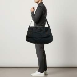 مملوكة مسبقًا حقيبة ماسنجر مارك باي مارك جاكوبس قياس كبير قماش أزرق بحري ستاندرد سابلاي