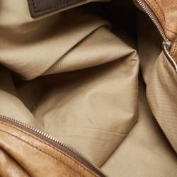Marc by Marc Jacobs Tan Leather Weekender Duffel Bag