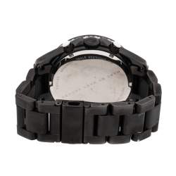 Pre Owned Marc by Marc Jacobs Black PVD Coated Stainless Steel Marine Rock MBM5025 Men's Wristwatch 45 mm