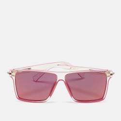 Marc Jacobs Pink Mirrored Marc 222/S Square Sunglasses