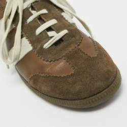 Marc Jacobs Brown Suede Low Top Sneakers Size 42