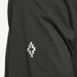 Marcelo Burlon x NBA Black NY Knicks Print Cotton and Mesh Trim T-Shirt S