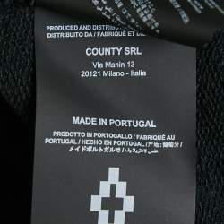Marcelo Burlon Black Printed Cotton Sweatshirt XL