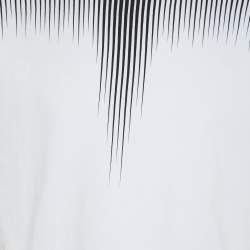 Marcelo Burlon White/Black Cotton T-Shirt S