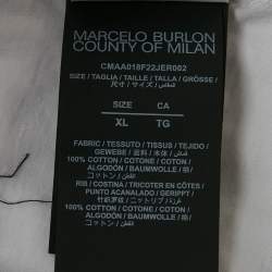 Pre Owned Marcelo Burlon Country of Milan White Grizzly Wings Print Cotton-Shirt XL
