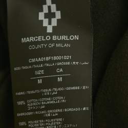 مملوكة مسبقًا تي شيرت مارسيلو بورلون كاونتي أوف ميلان x MLB إصدار نيويورك ميتس قطن أسود مقاس وسط (ميديوم)