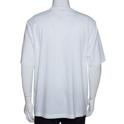 Marcelo Burlon x Muhammad Ali White Graphic Print Cotton T-Shirt M